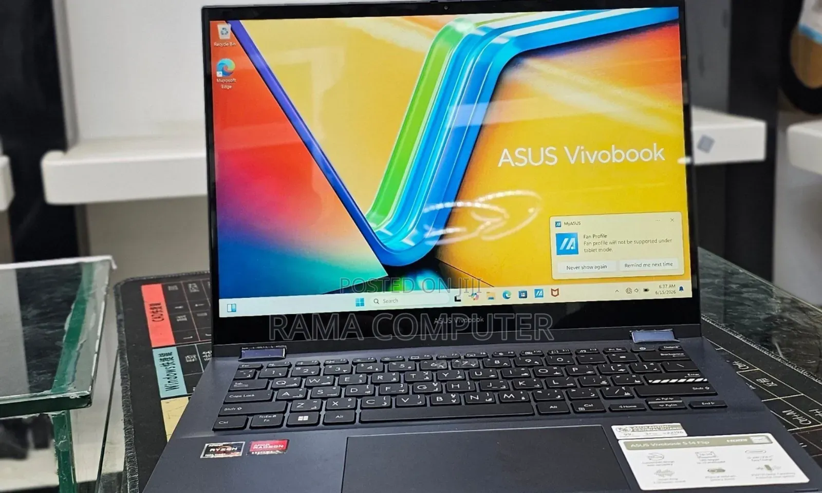 New Laptop Asus Vivobook 14 16GB AMD Ryzen 7 SSD 512GB