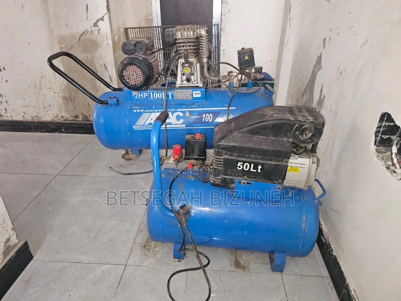 Abac Compressors (Both 50l And 100l Available)