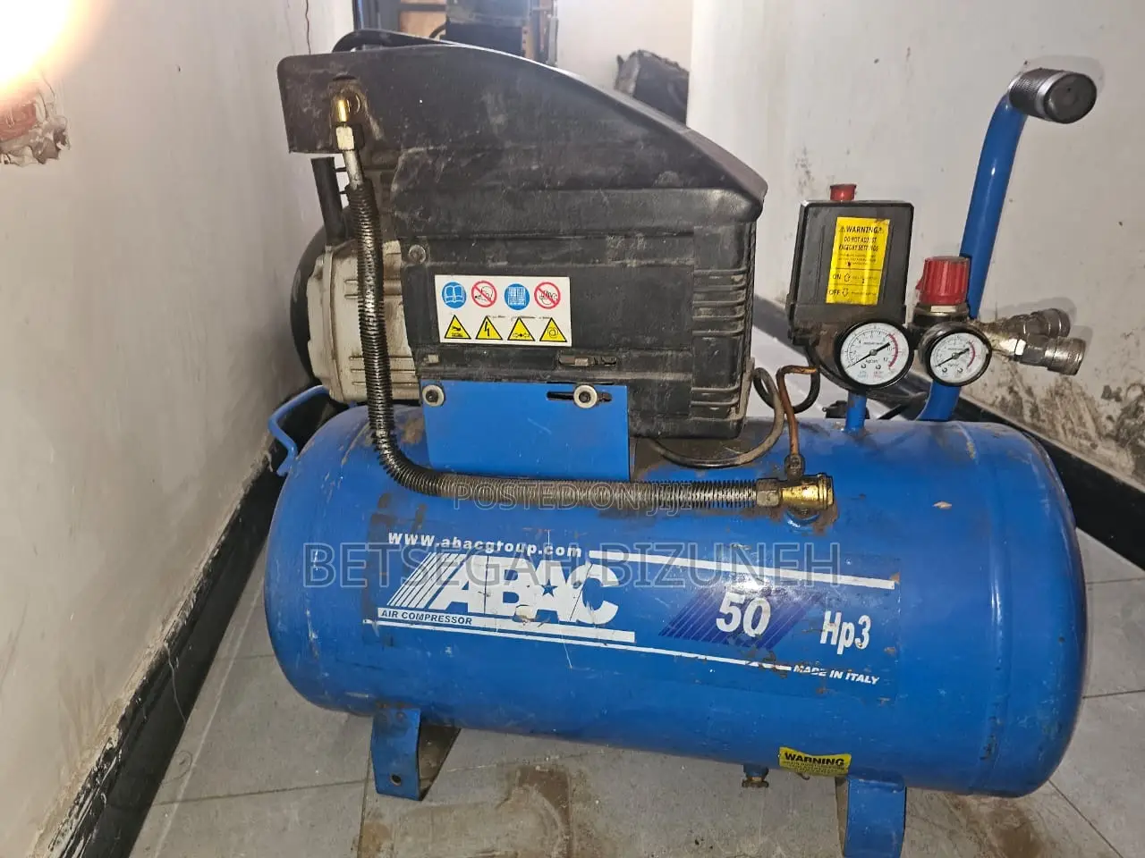 Abac Compressors (Both 50l And 100l Available)