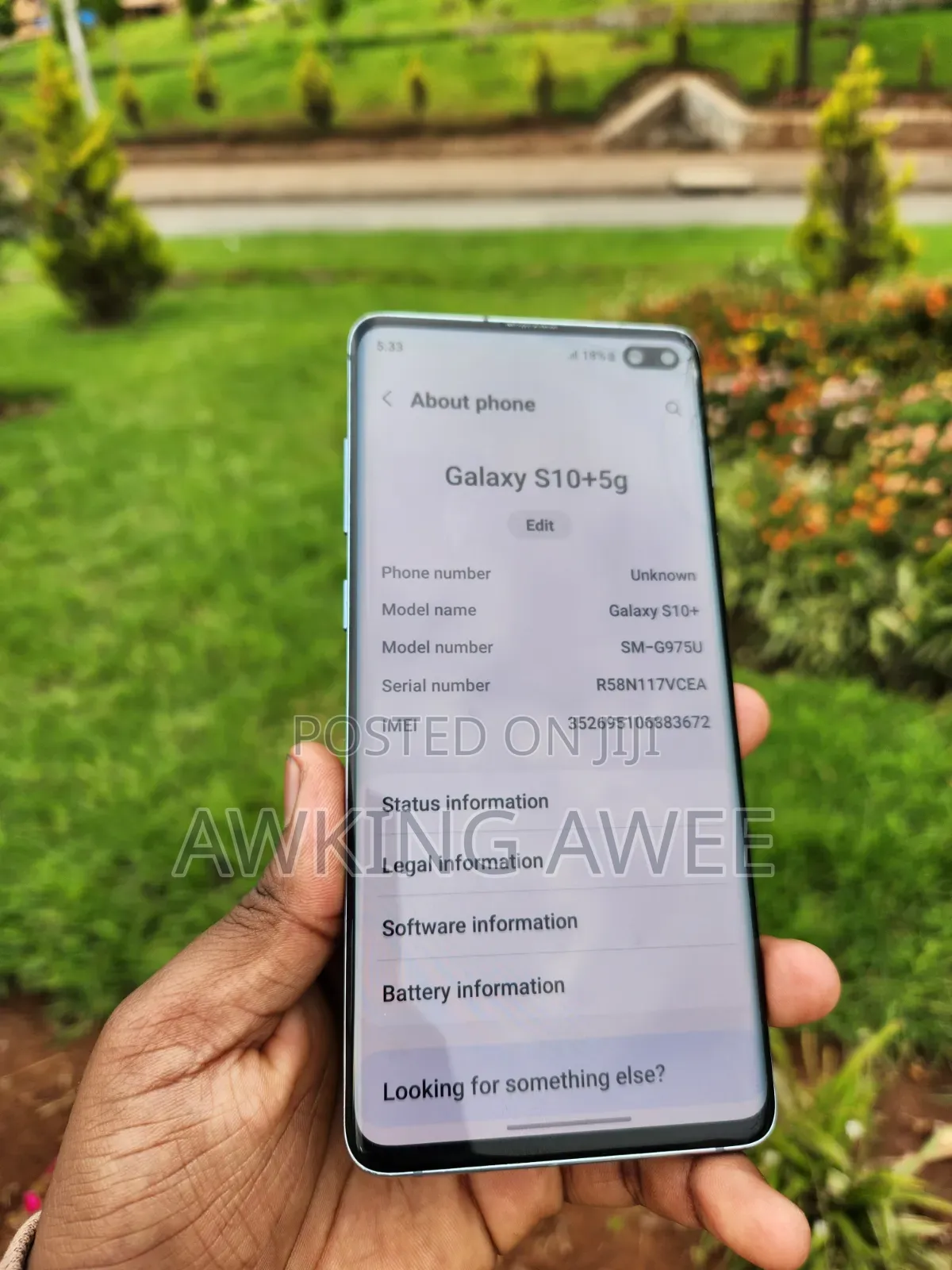 Samsung Galaxy S10 Plus 128 GB Blue