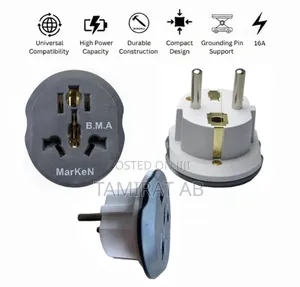Universal 16a Travel Adapter Plug for Home Appliances