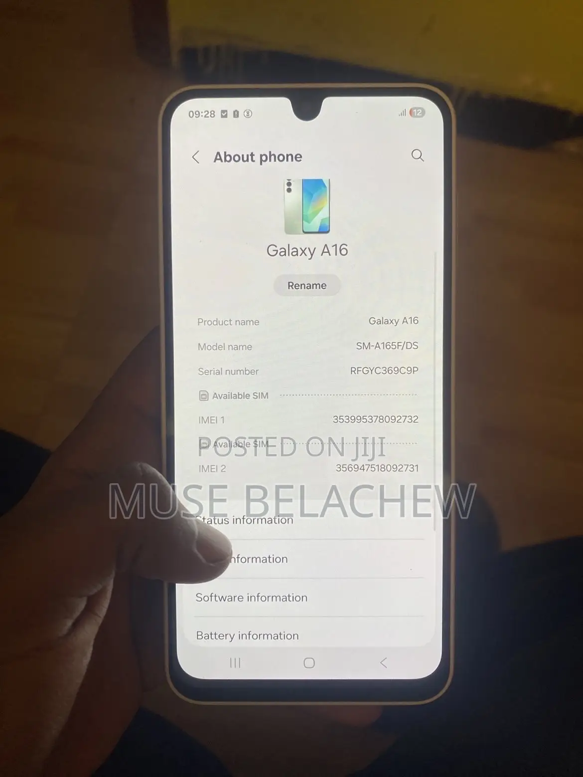 Samsung Galaxy A16 5G 128 GB Yellow