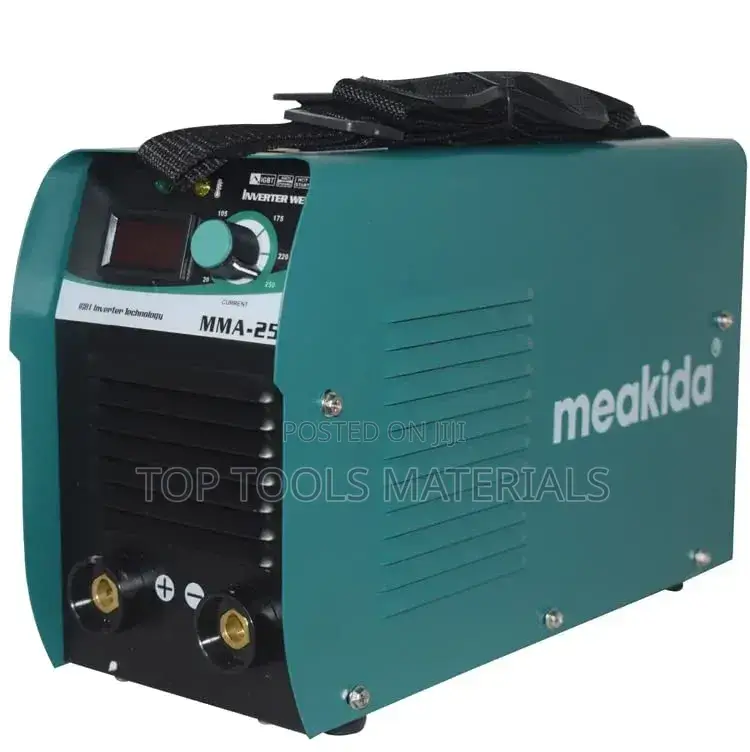 ፡Meakida Mma-500s የብየዳ ማሽን አረንጓዴ የኢንቨርተር ካሲንግ ያለው ሲሆን አምፔር ለማስተካከል