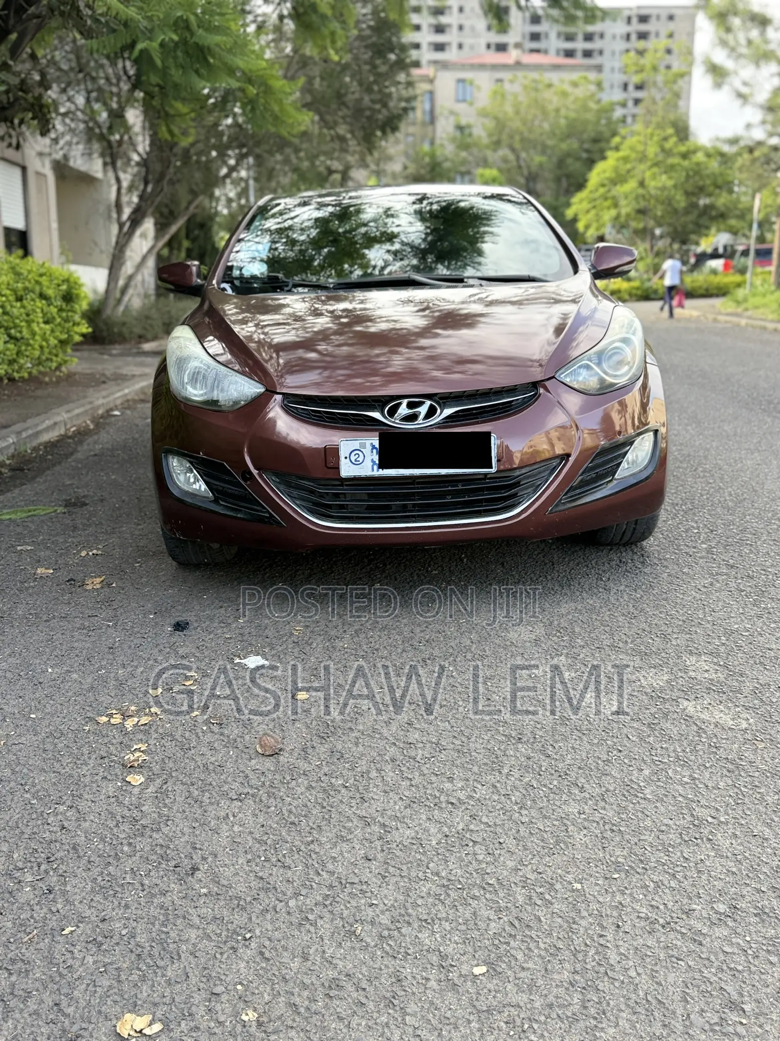 Hyundai Avante 2013 Burgundy