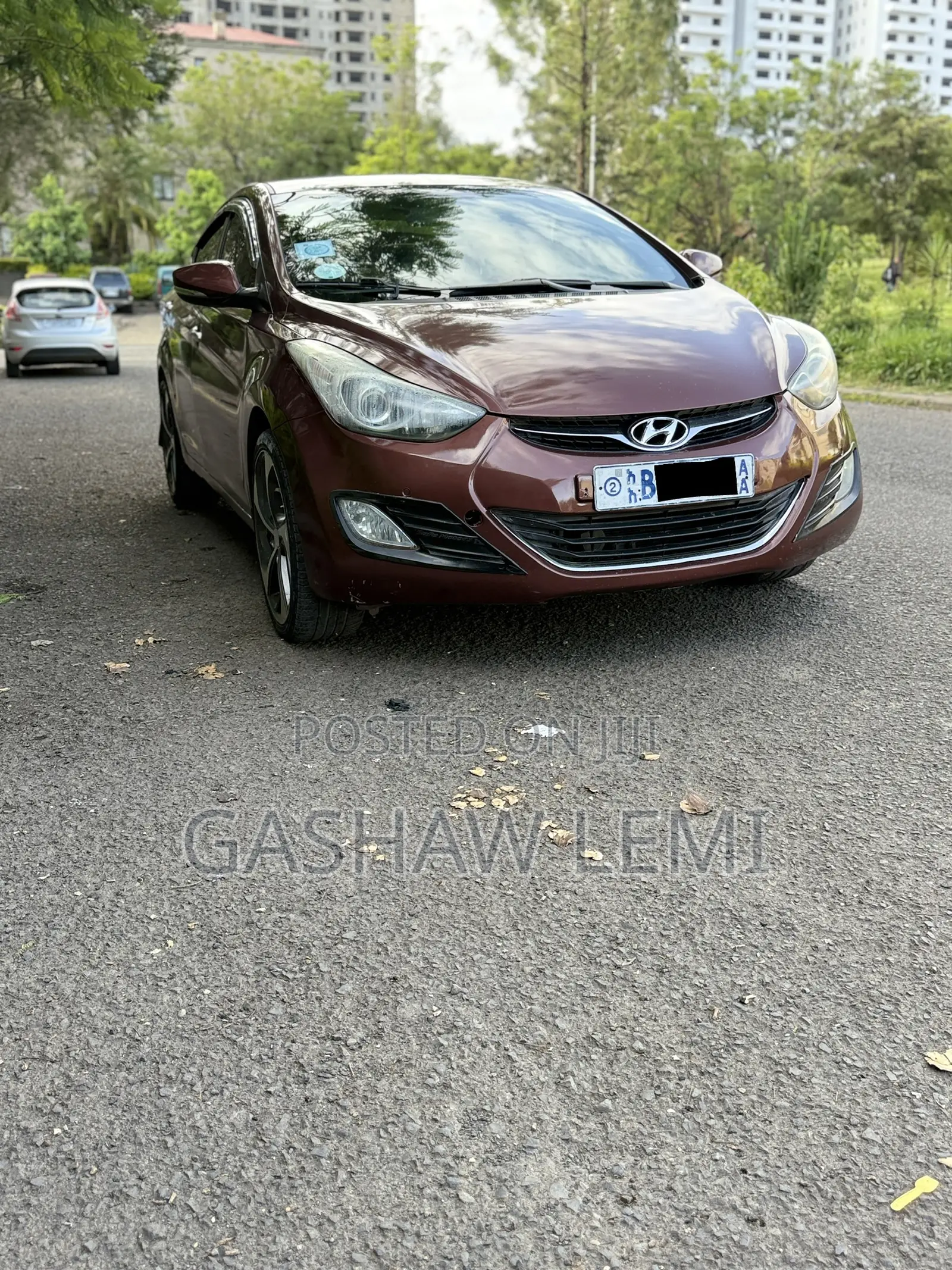 Hyundai Avante 2013 Burgundy