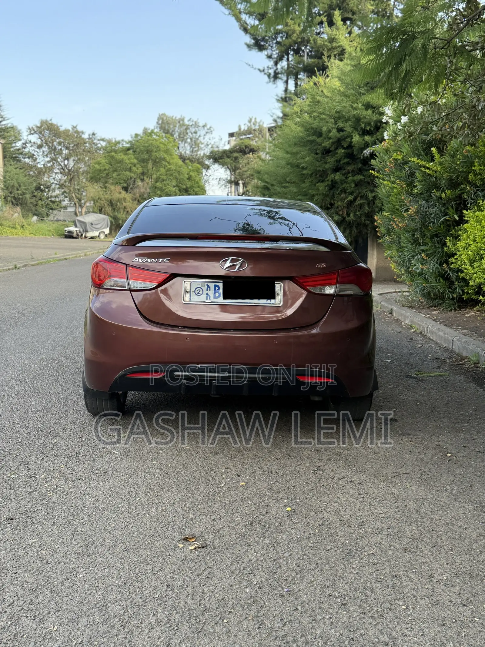 Hyundai Avante 2013 Burgundy