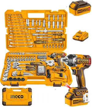 ,This Is an Ingco 152-Piece Comprehensive Cordless Impact Wrench Tools