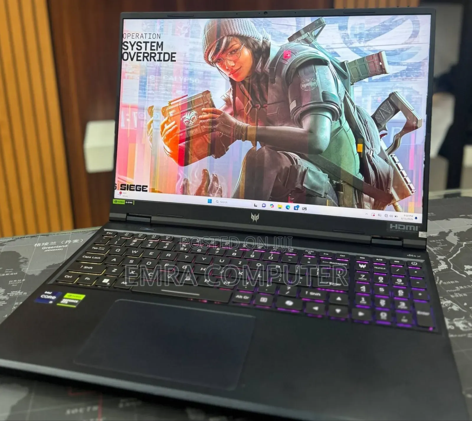 New Laptop Acer Predator Helios Neo 16 16GB Intel Core i9 SSD 1T