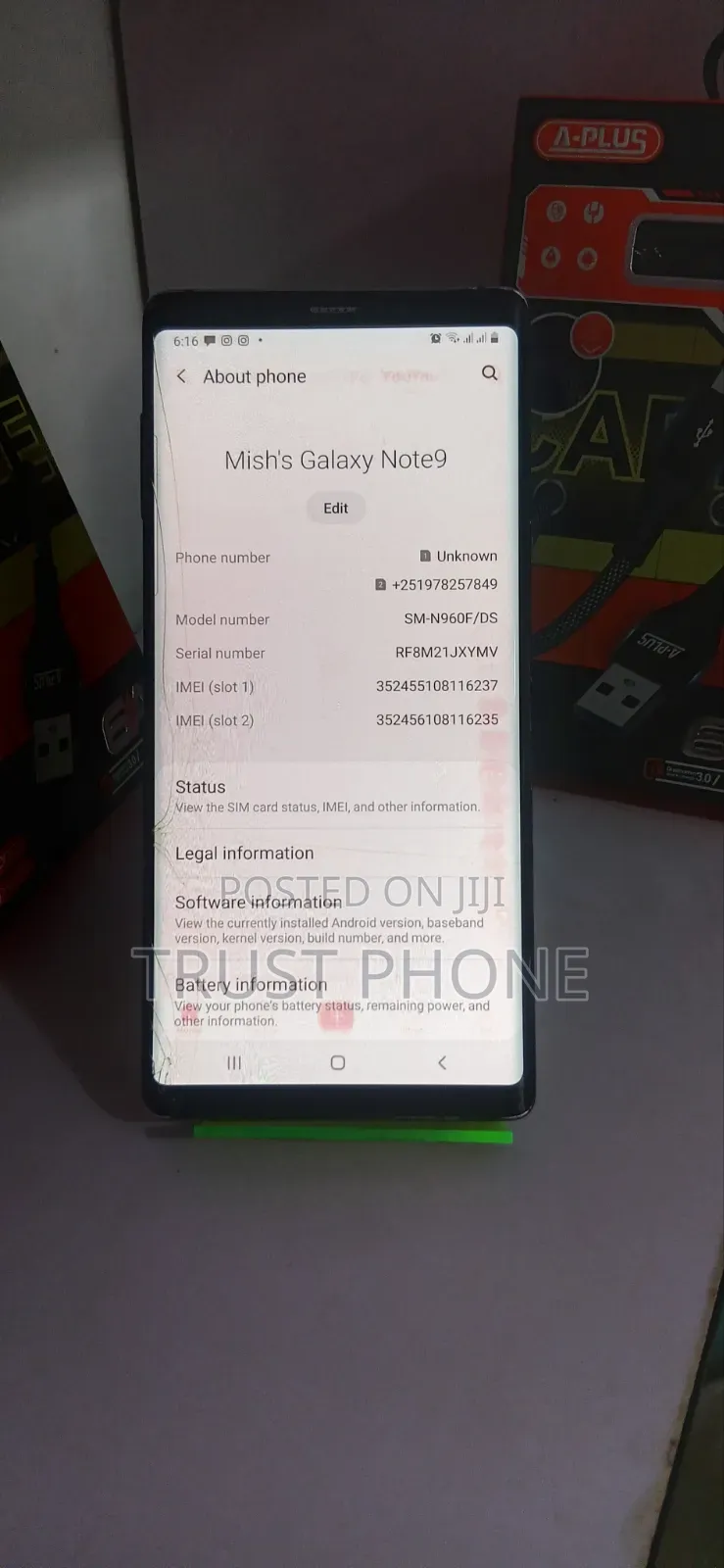 Samsung Galaxy Note 9 128 GB Black