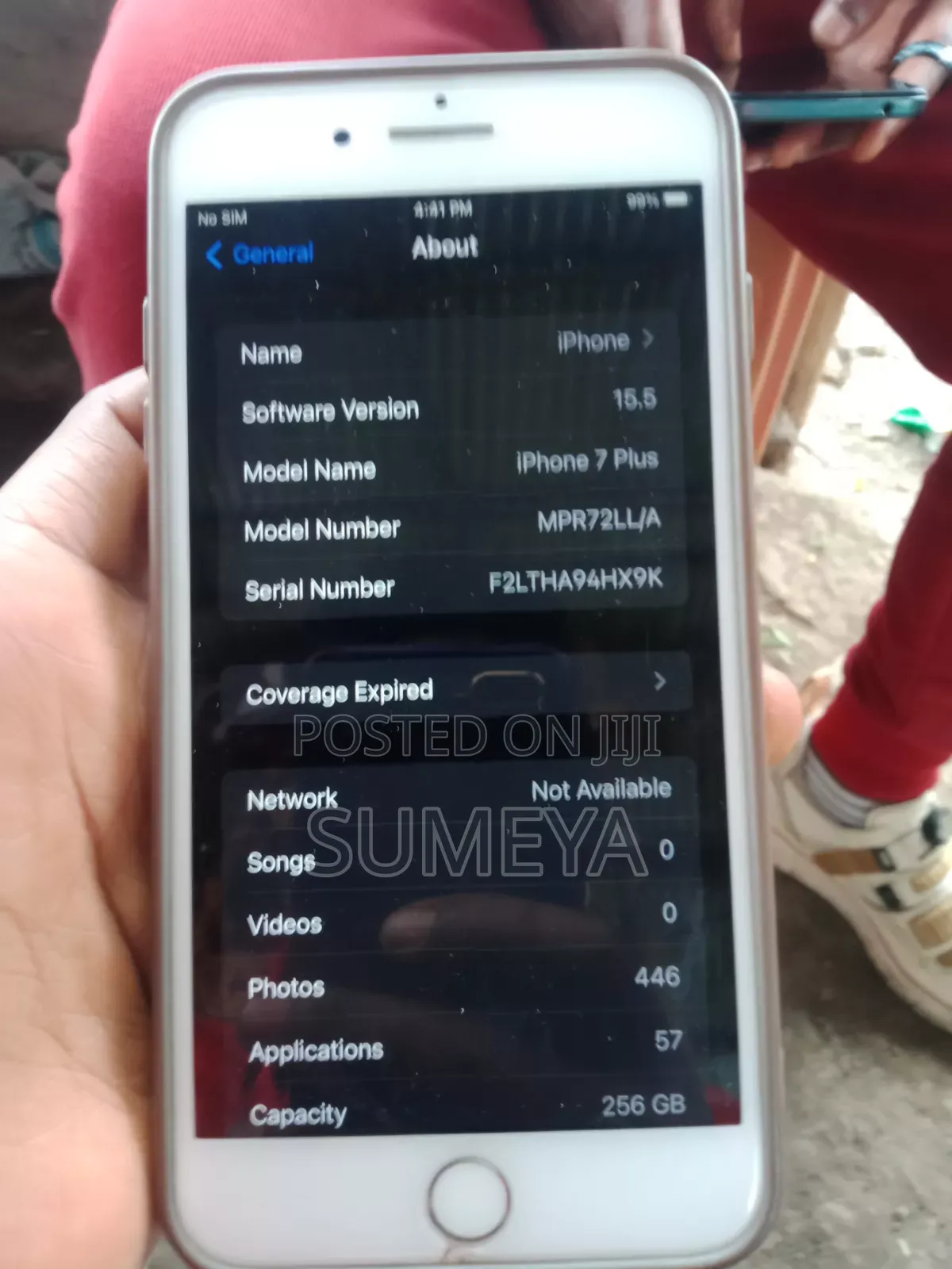 New Apple iPhone 7 Plus 256 GB Red
