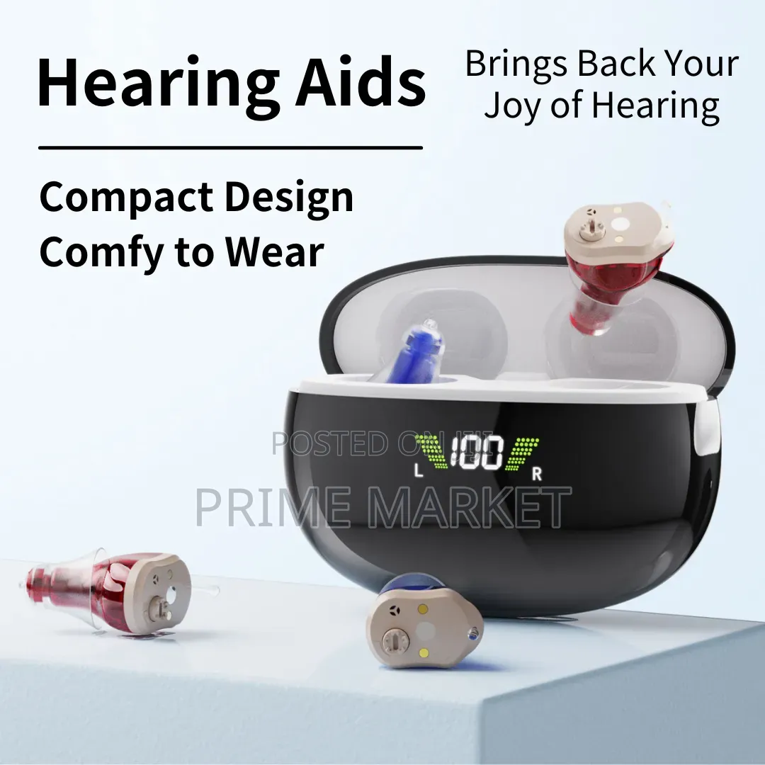 Invisible Hearing Aid With 16-Channel Digital + Noise Cancellation