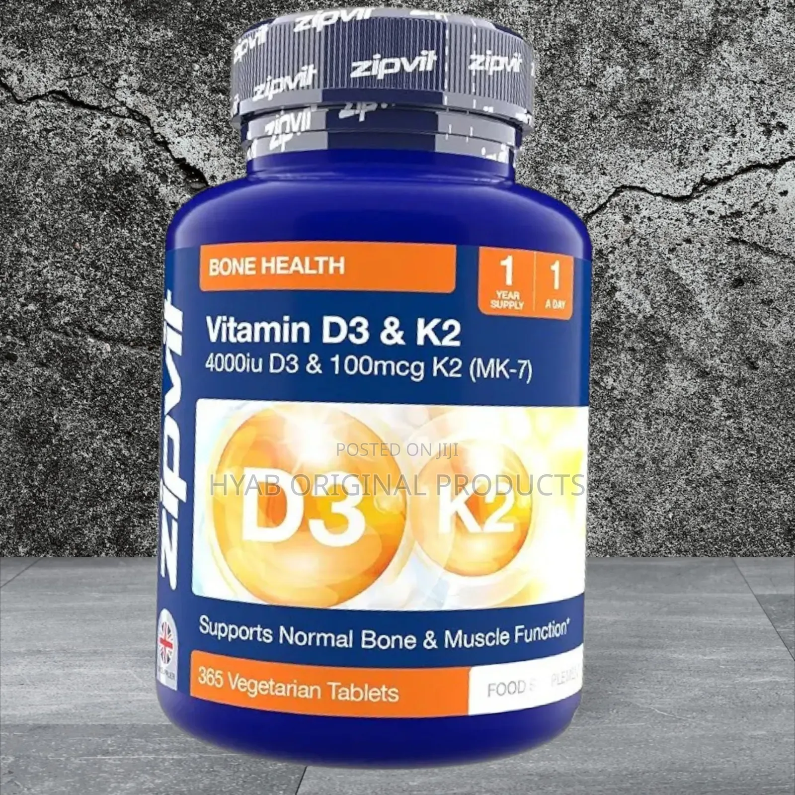 Vitamin D3 4000 Iu ,Mk7 100μg, 365 Vegetarian Tablets