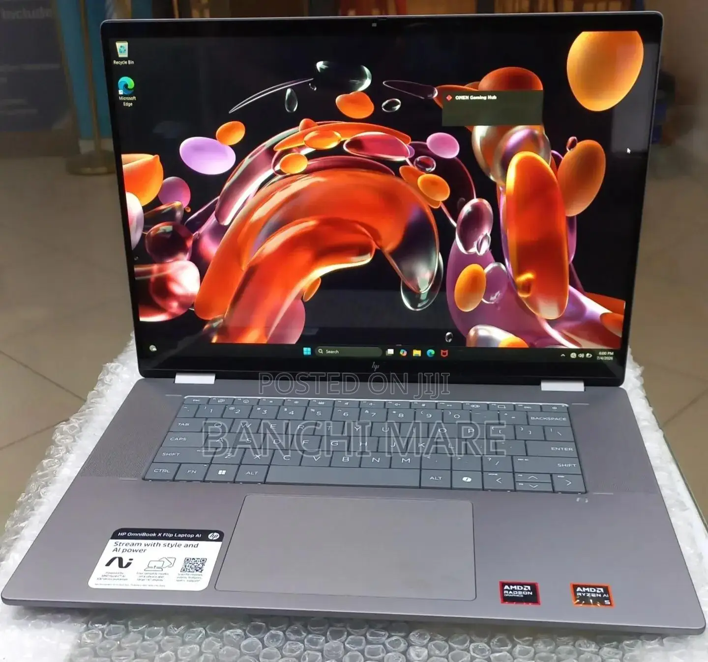 New Laptop HP OmniBook X Flip 16" 16GB AMD Ryzen 5 SSD 512GB