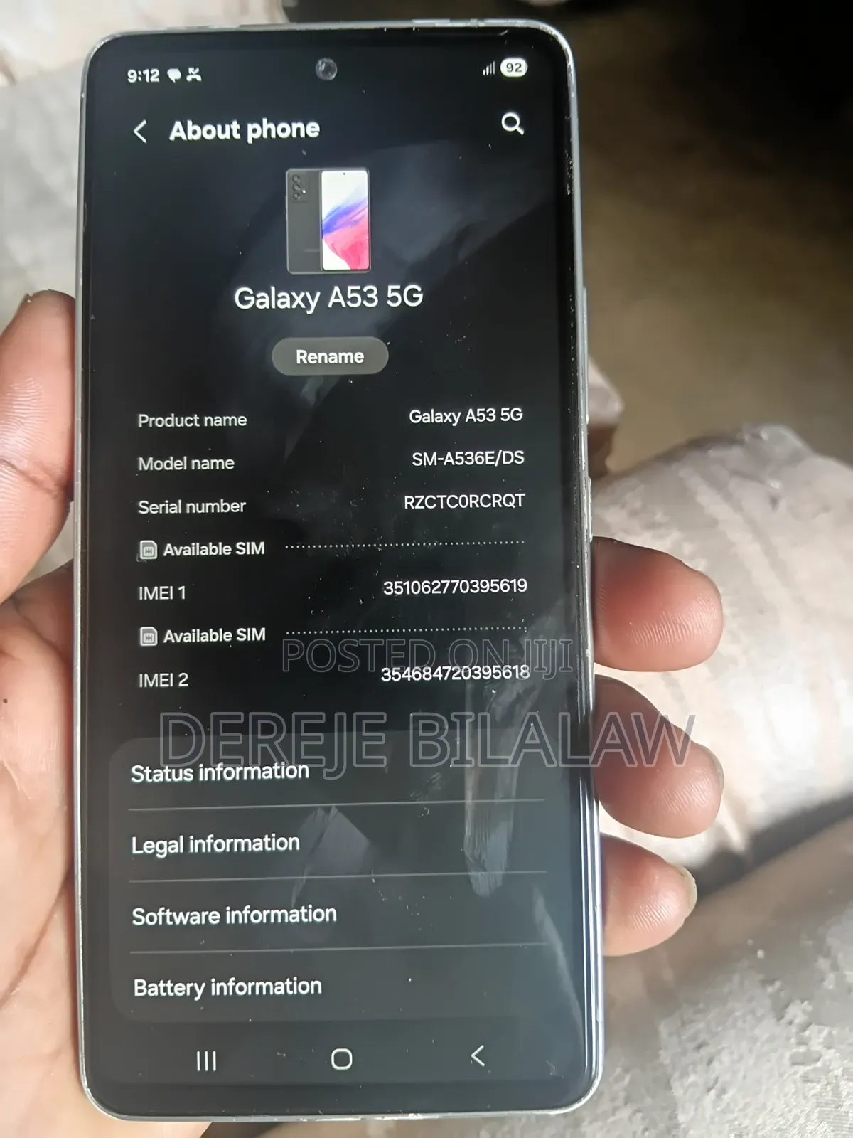 Samsung Galaxy A53 5G 128 GB White