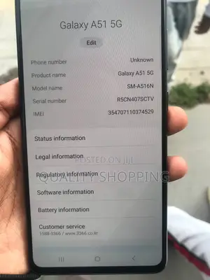 Samsung Galaxy A51 5G 128 GB Black