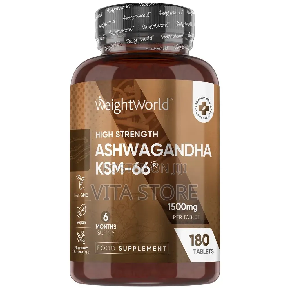 Ashwagandha KSM-66 , 180 Tablets