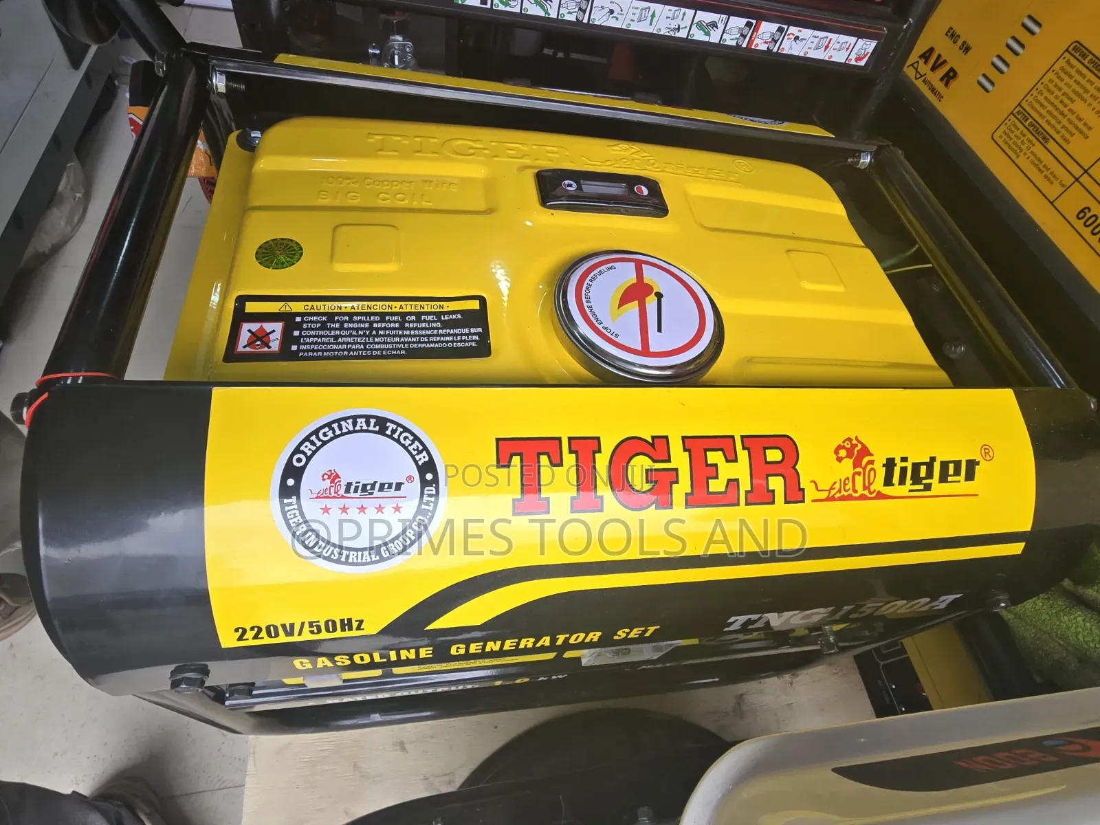 Tiger 1.5kw Gasoline Generator | Portable Power Generator