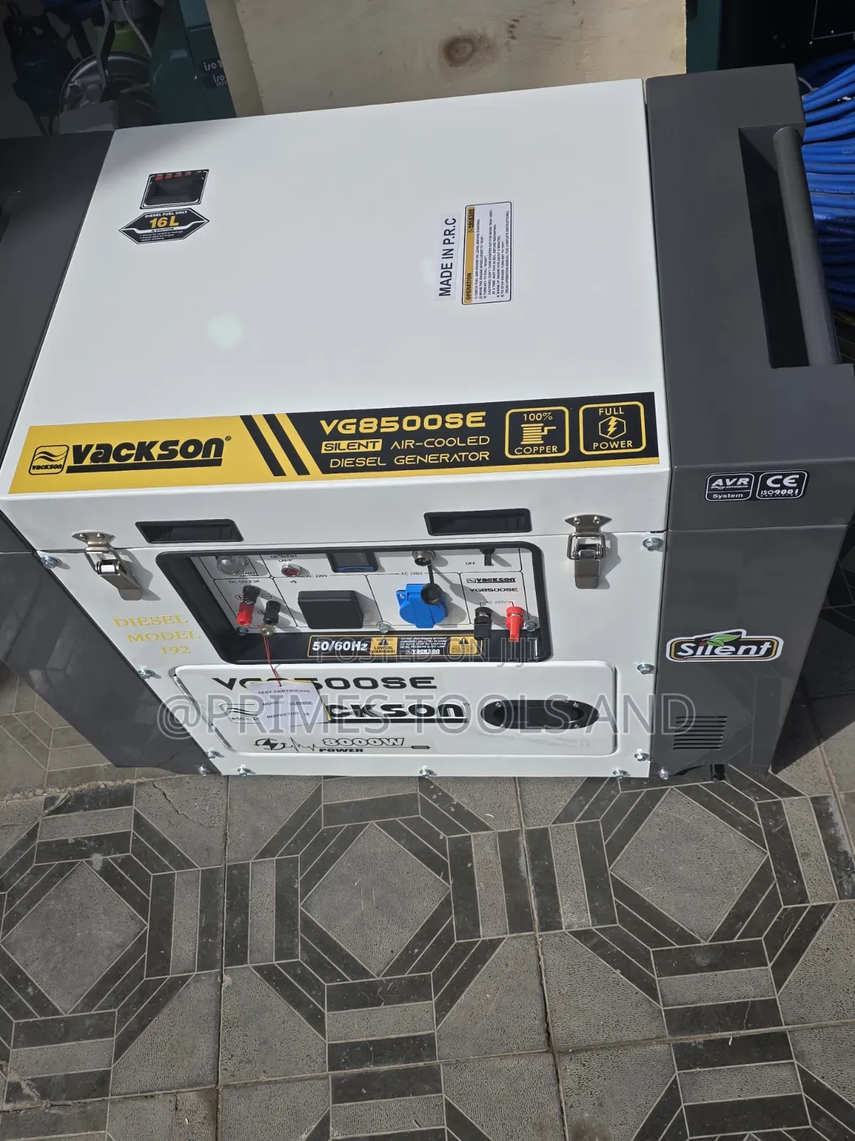  Vackson 8.5kw Silent Diesel Generator – Powerful, Fuel-Efficient