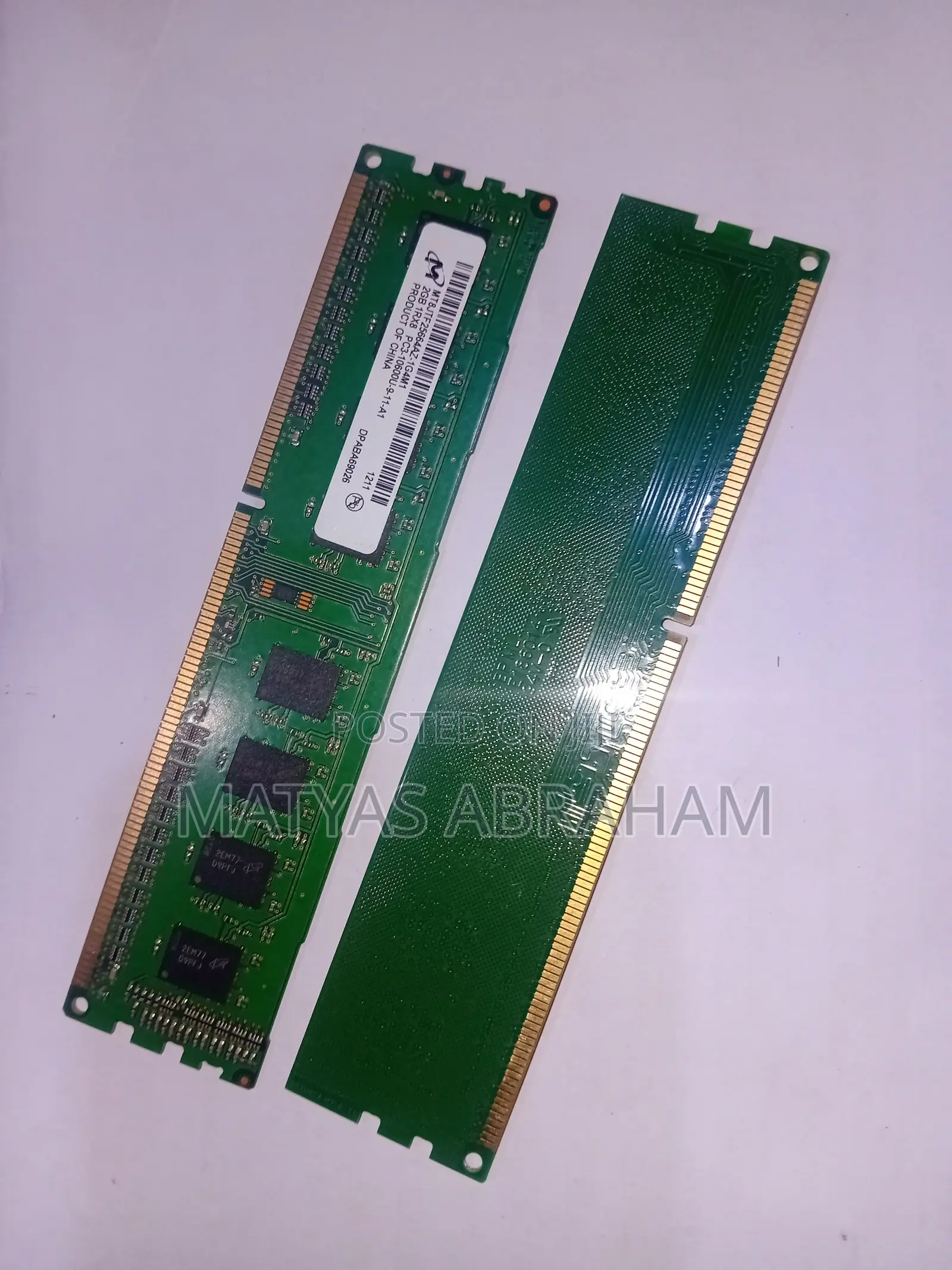 8gb Ddr3 Desktop Ram Bundle - (1x 4gb Kingston 2x 2gb Micron/Apacer)