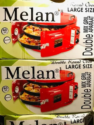 Melan Branded Round Electric Roaster Oven Has a 40-Liter Capacity.