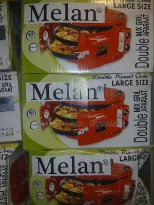 Melan Branded Round Electric Roaster Oven Has a 40-Liter Capacity.