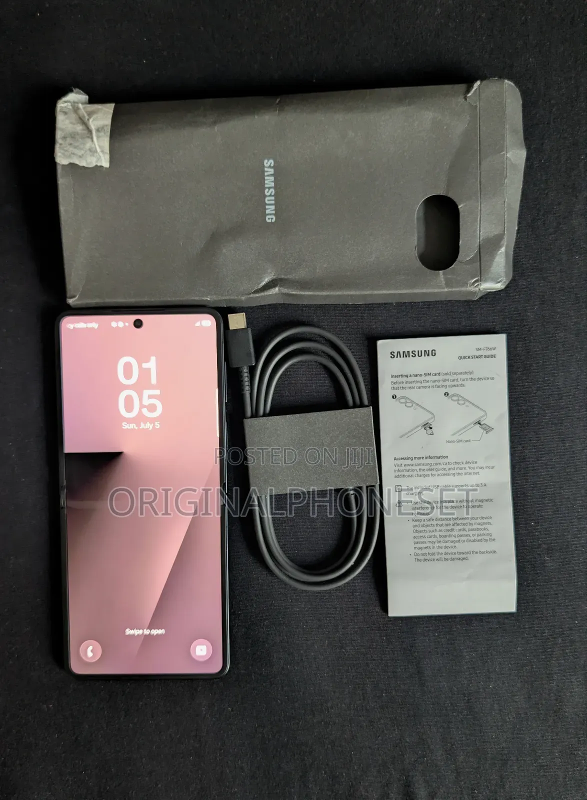 New Samsung Galaxy Z Flip7 512 GB Black