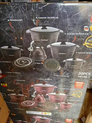 20-piece Haus Roland Granite-coated Cookware Set