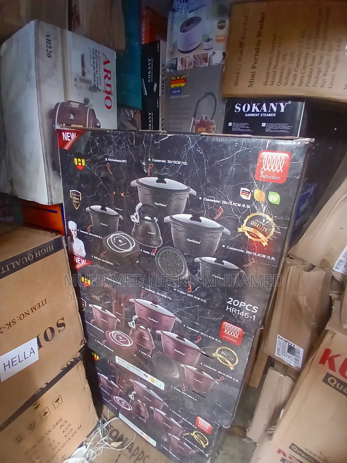 20-piece Haus Roland Granite-coated Cookware Set