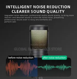 RGB Studio Microphone Usb Live Streaming Capacitor