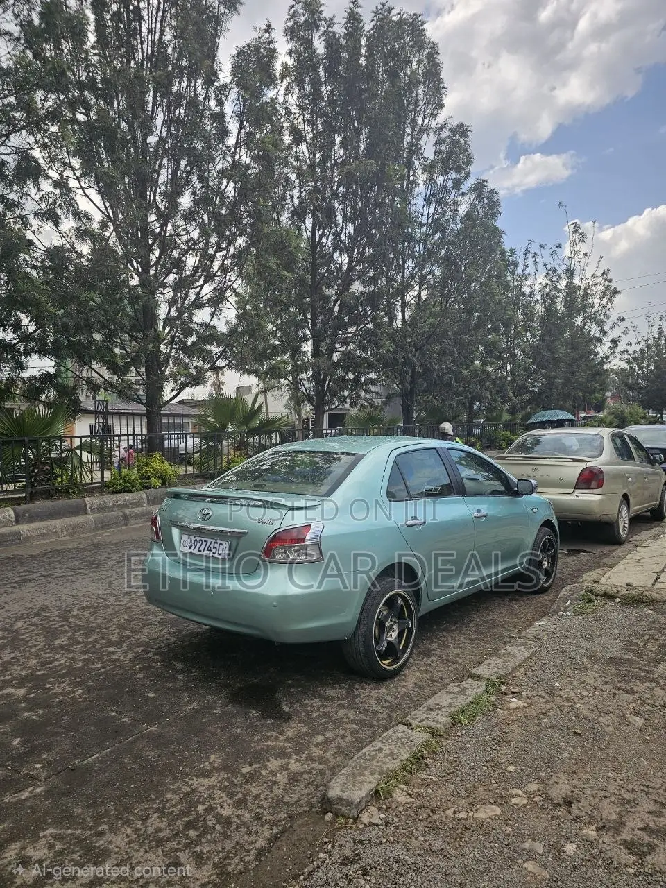 Toyota Yaris 2008 Green