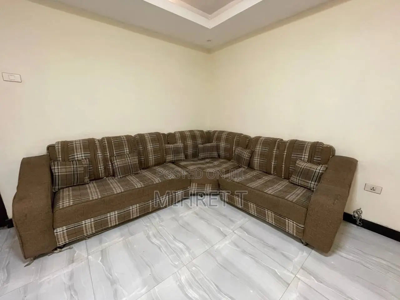ሶፋ L Shape Sofa