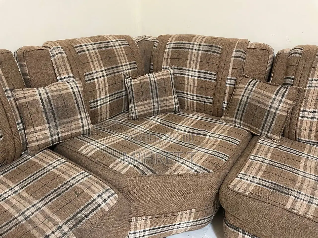 ሶፋ L Shape Sofa