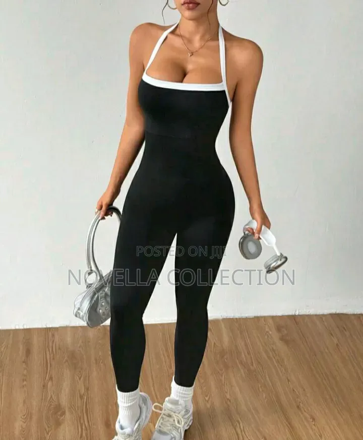 Backless Women's Camisole Elastic Spaghetti Strap Sportswear Vacation