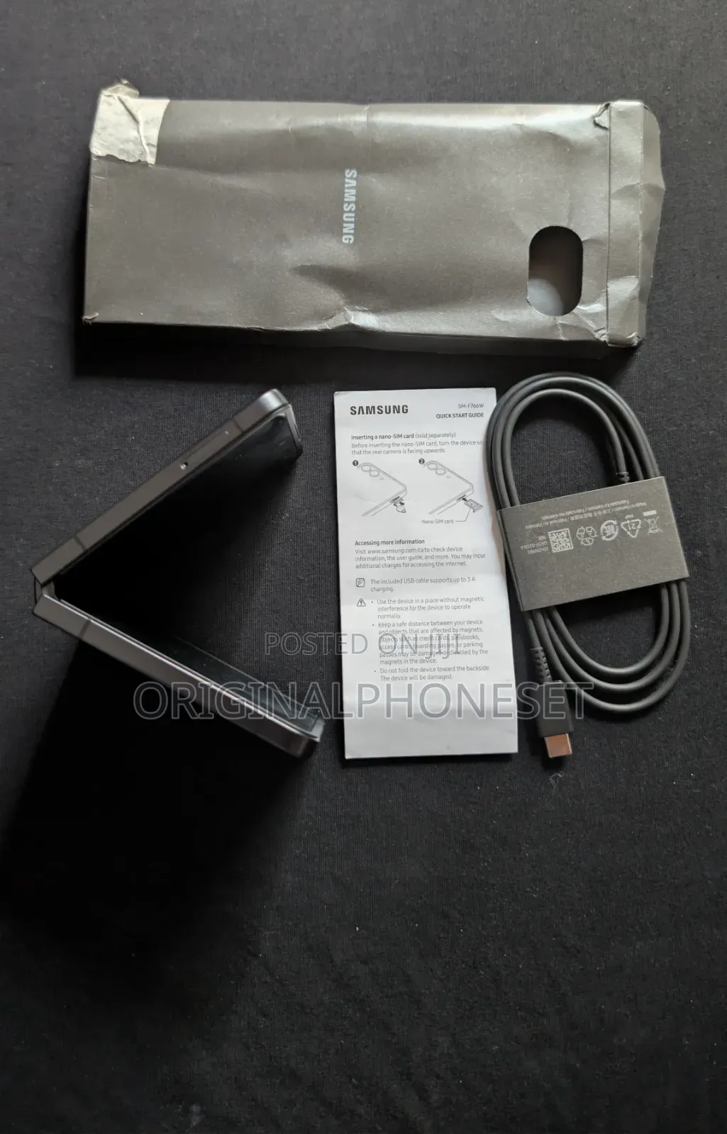 New Samsung Galaxy Z Flip7 512 GB Black