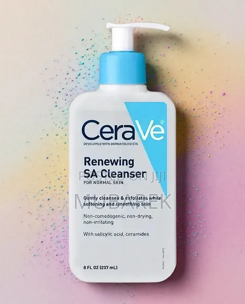 Cerave Renewing Sa Cleanser for Exfoliating and Hydrating