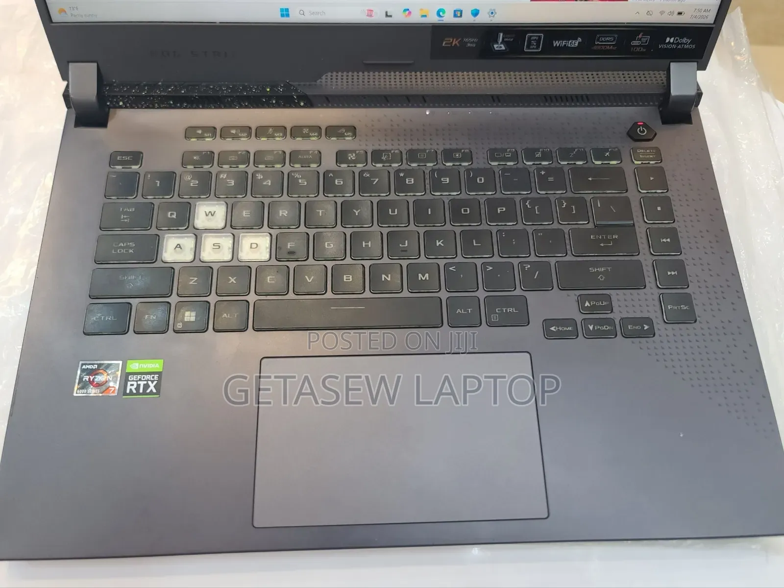 New Laptop Asus ROG Strix G15 16GB AMD Ryzen 7 SSD 512GB