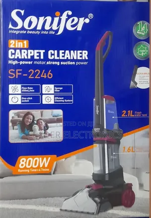 Sonifer 2-in-1 Carpet Cleaner – Wet Dry Deep Cleaning System