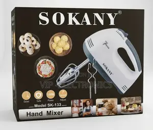 Sokany Hand Mixer – 5-Speed Kitchen Mixer With Stainless Steel Beaters