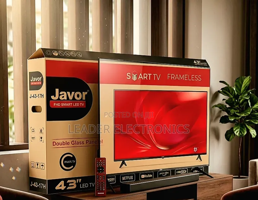 Javor Tv 43" Smart Android Tv – Double Glass | New 2026 Model