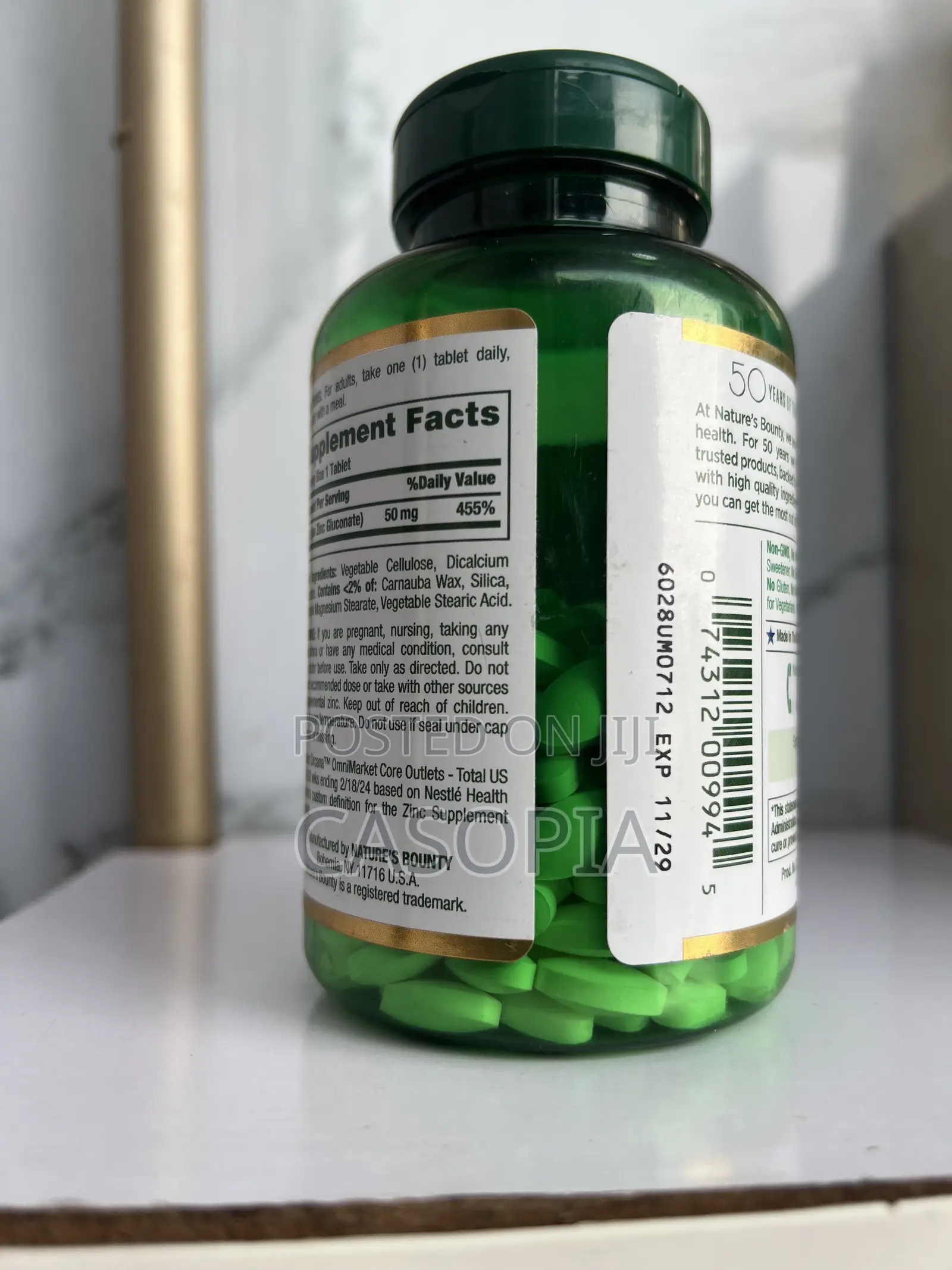 Zinc 50mg 250 Capsule