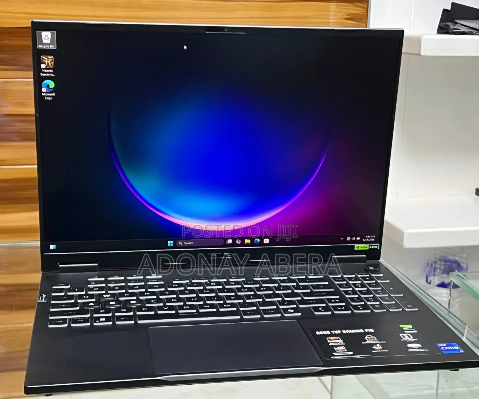 New Laptop Asus TUF Gaming F16 16GB Intel Core i7 SSD 1T