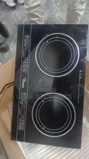 Gelinjie Double-Burner Electric Ceramic Touch Stove Featuring Digital