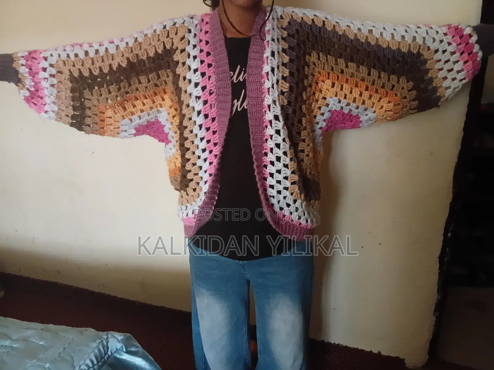 Crochet Hexagon Cardigan