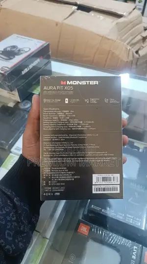 Monster Aura Fit X05 Wireless Bluetooth Sport Earphones