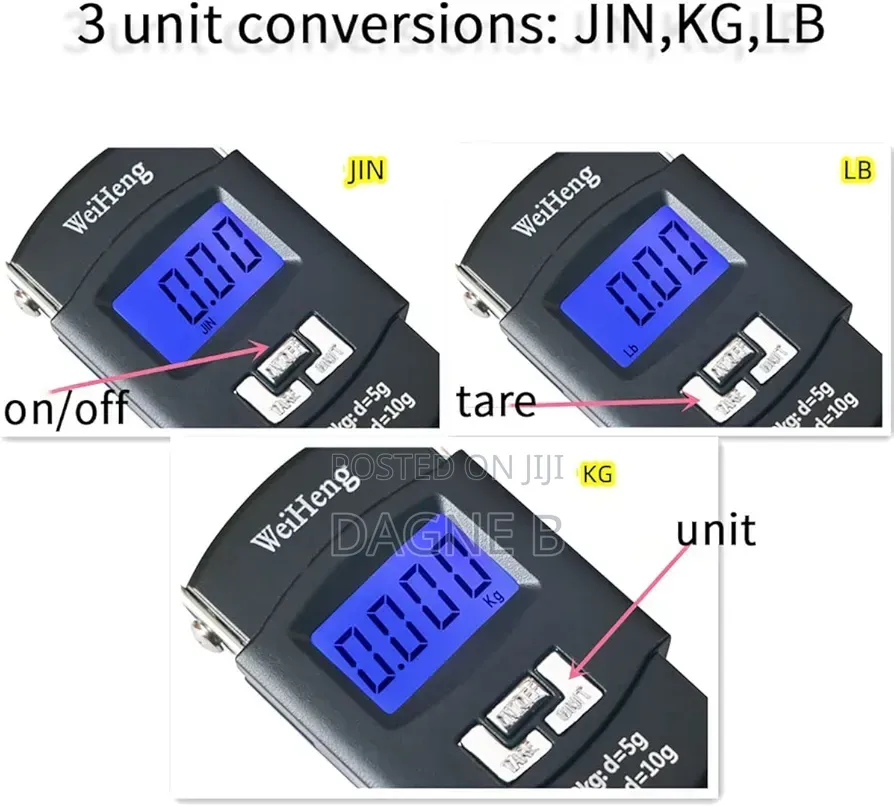 Digital Hanging Scale ዲጂታል ማንጠልጠያ ሚዛን