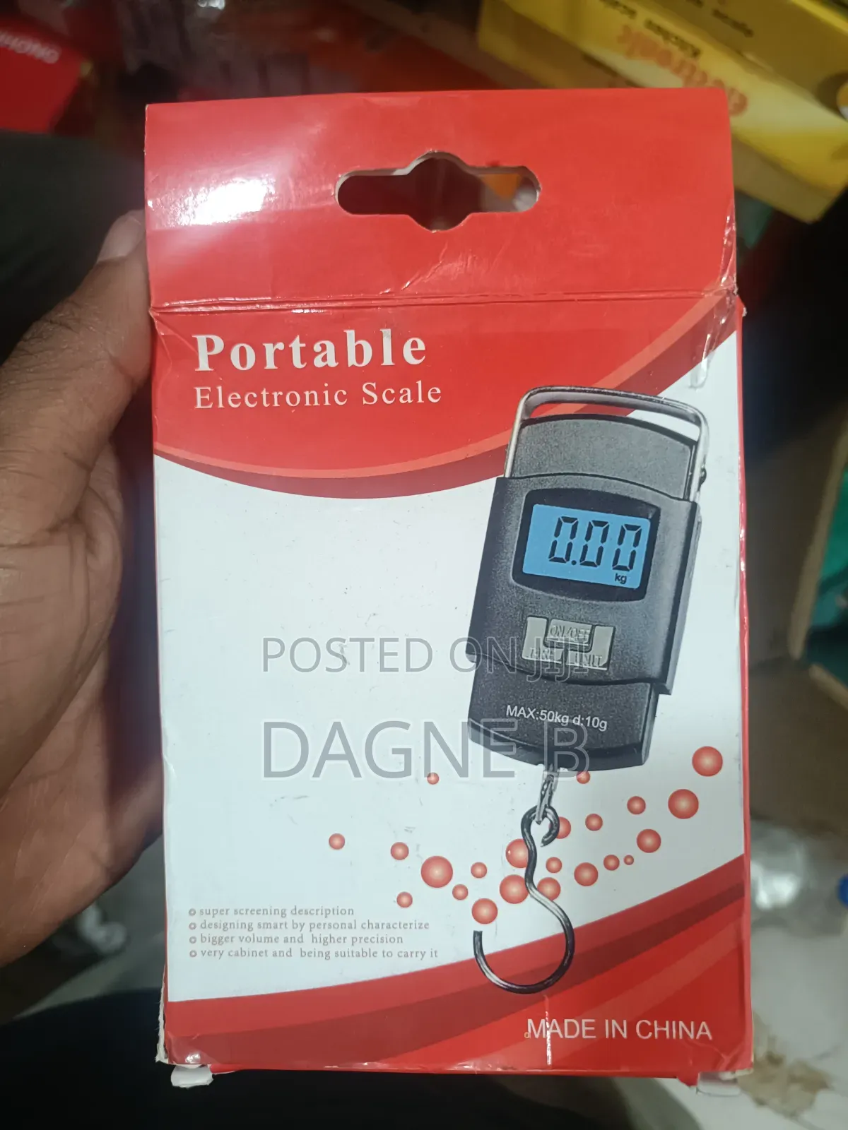 Digital Hanging Scale ዲጂታል ማንጠልጠያ ሚዛን