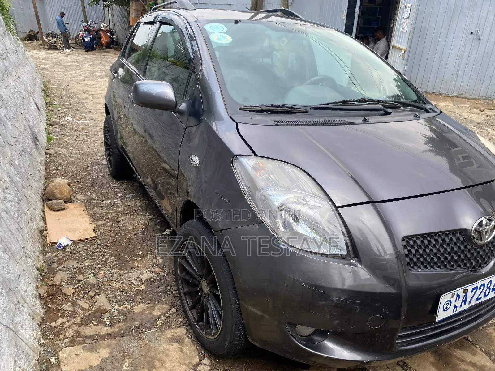 Toyota Yaris 2008 Gray