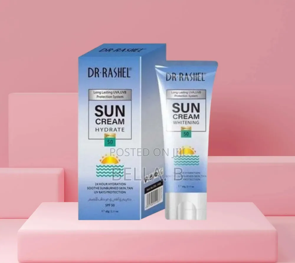 Dr. Rashel Sunscreen – Lightweight Fast Absorbing.