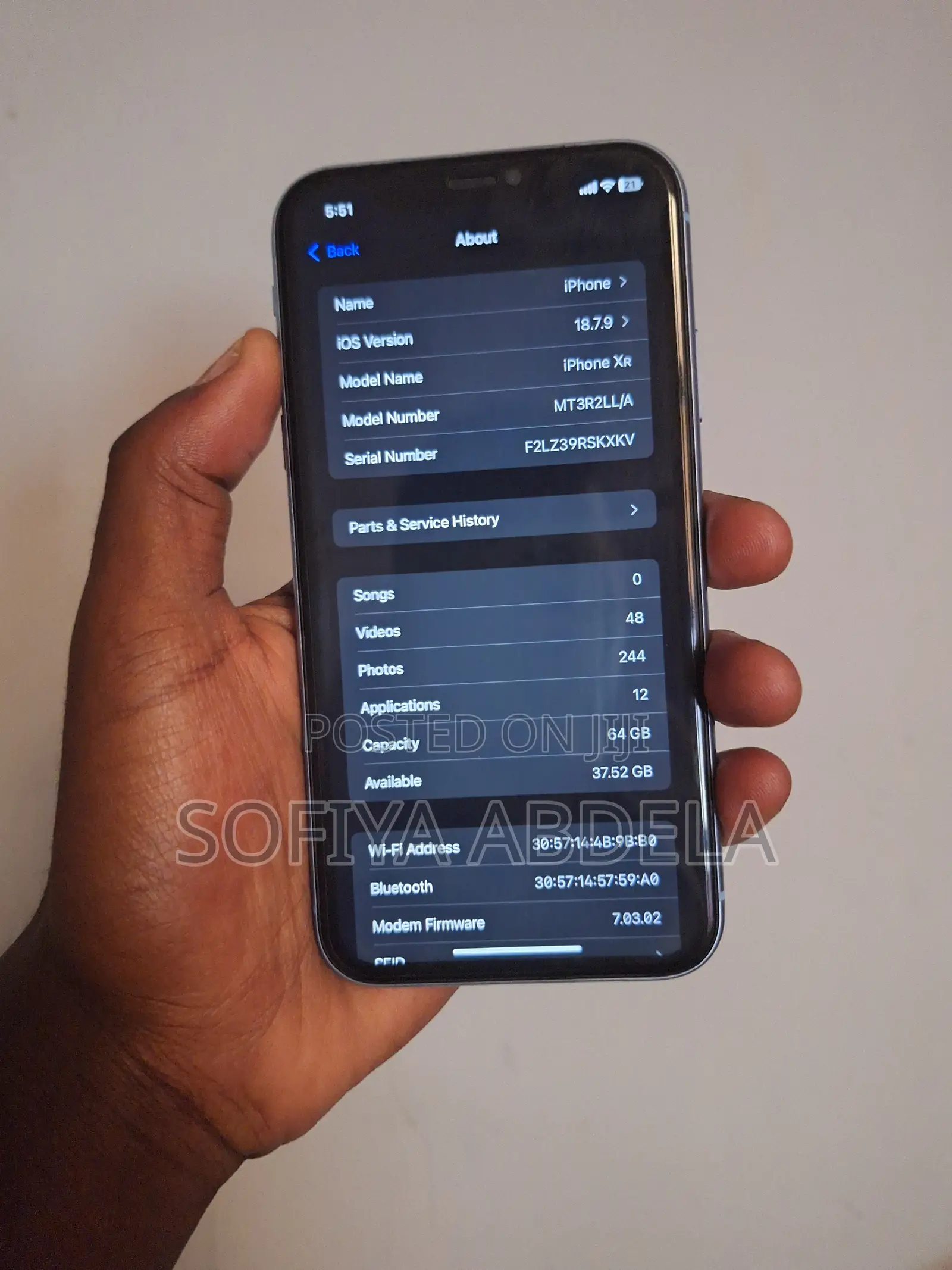 Apple iPhone XR 64 GB Blue