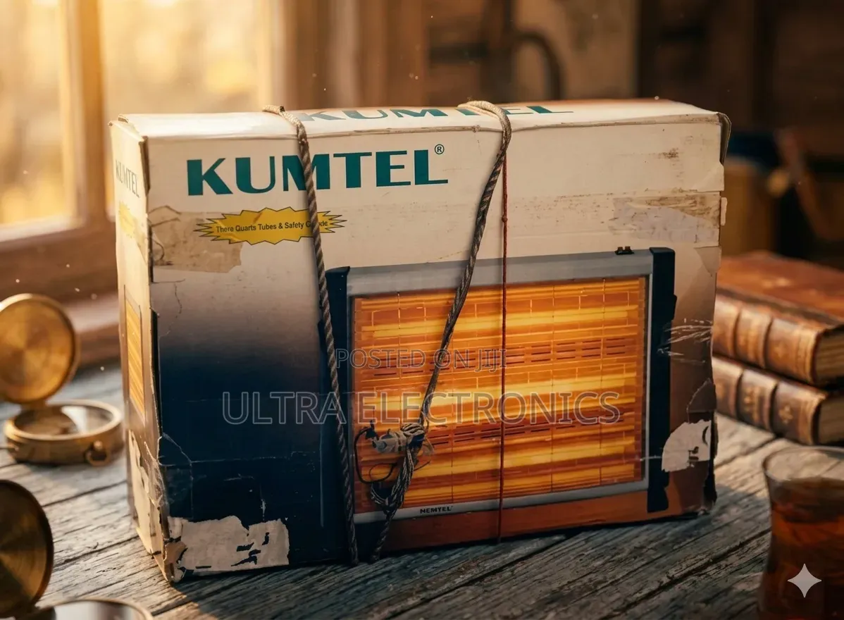Kumtel Electric Room Heater, Featuring 3-Tube Quartz System Typically